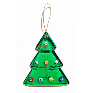 Christmas tree – hanging ornament – green
