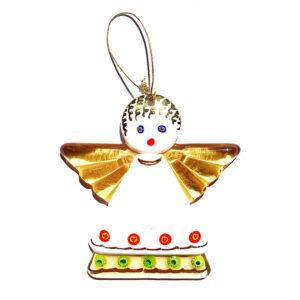 Angel – hanging ornament – white