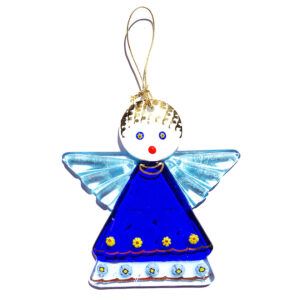 Angel – hanging ornament – blue