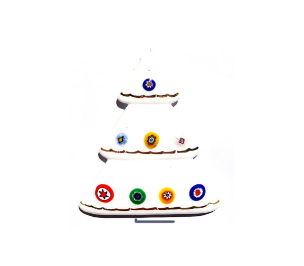Christmas tree – table ornament – white