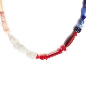 Multicoloured Necklace with Murano Glass Beads