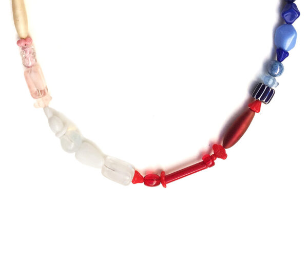 Multicoloured Necklace with Murano Glass Beads